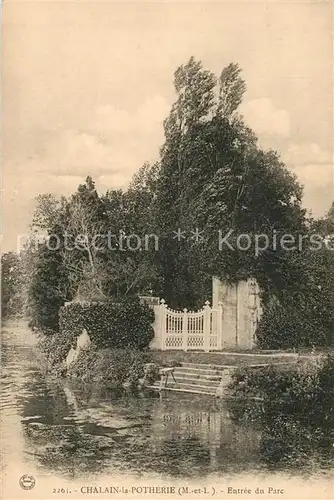 AK / Ansichtskarte Chalain_la_Potherie Entree du parc 