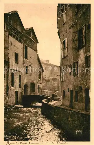 AK / Ansichtskarte Figeac La Venise pauvre Rue du Canal vieilles maisons Figeac
