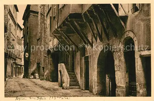 AK / Ansichtskarte Figeac Rue Seguier vielles maisons XIIIe siecle Figeac