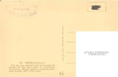 AK / Ansichtskarte Figeac Panorama Figeac