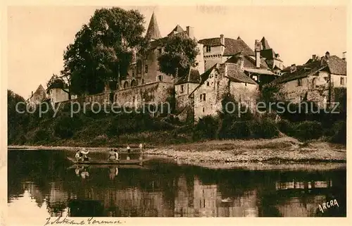 AK / Ansichtskarte Carennac Vue d ensemble du Chateau Carennac
