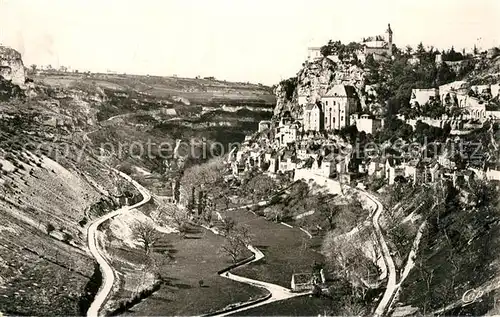 AK / Ansichtskarte Rocamadour Vue generale Rocamadour