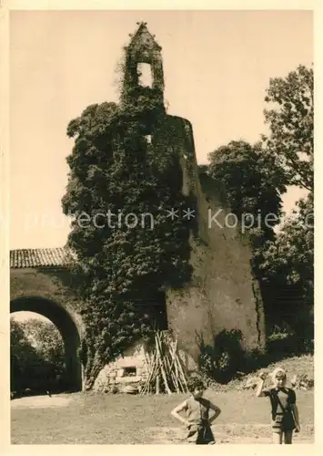 AK / Ansichtskarte Cholet Veille Tour Ruines Cholet
