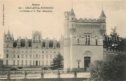 AK / Ansichtskarte Chalain_la_Potherie Chateau et Tour Monplaisir 