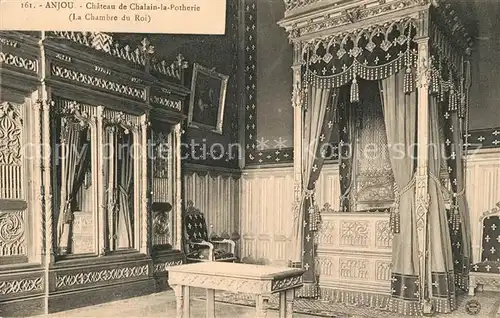 AK / Ansichtskarte Chalain_la_Potherie Chateau Chambre du Roi 