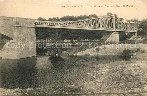 AK / Ansichtskarte Pinsac Pont metallique Pinsac