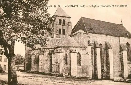 AK / Ansichtskarte Le_Vigan_Lot Eglise Monument historique Le_Vigan_Lot
