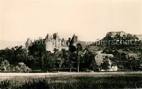 AK / Ansichtskarte Saint Cere Chateau de Montal et les Cesarines Paysage Saint Cere
