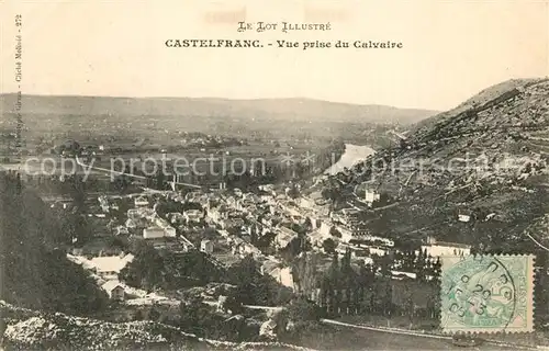 AK / Ansichtskarte Castelfranc Vue prise du Calvaire Castelfranc