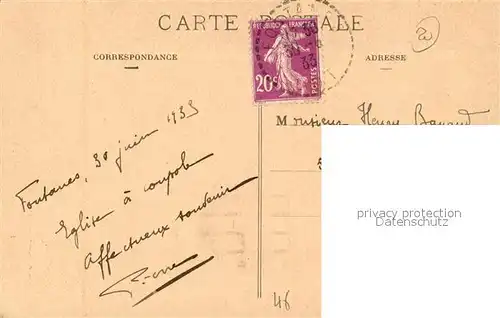 AK / Ansichtskarte Fontanes_Lot Interieur de l Eglise Fontanes Lot