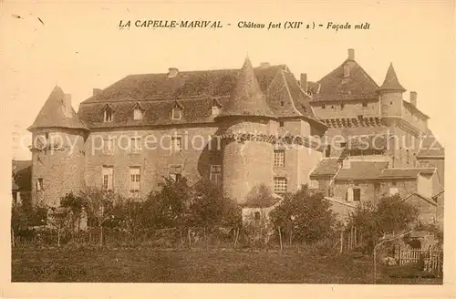 AK / Ansichtskarte Lacapelle Marival Chateau fort XIIe siecle Lacapelle Marival