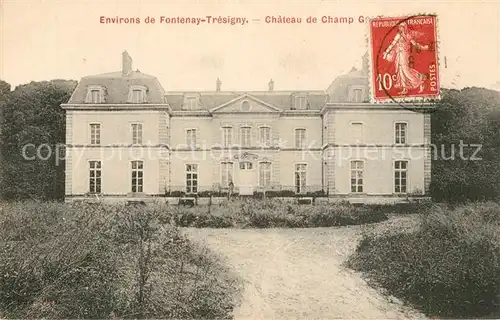 AK / Ansichtskarte Fontenay_Cote_d_Or Chateau de Champ Fontenay_Cote_d_Or