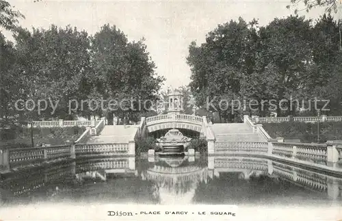 AK / Ansichtskarte Dijon_Cote_d_Or Place dArcy Le Square Dijon_Cote_d_Or