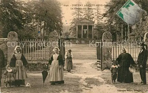 AK / Ansichtskarte Sainte Anne d_Auray Champ des Martyrs Sainte Anne d Auray