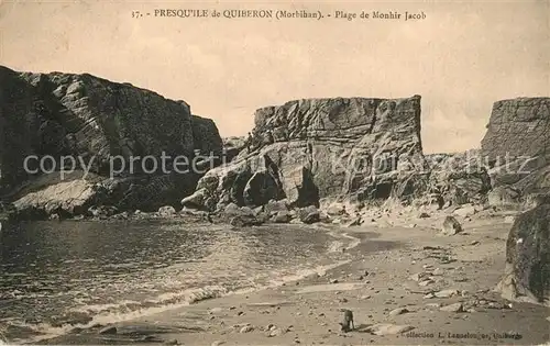 AK / Ansichtskarte Quiberon_Morbihan Plage de Monhir Jacob Gefangenenpost Quiberon Morbihan