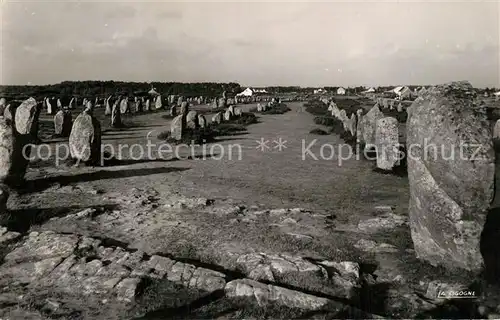 AK / Ansichtskarte Carnac_Morbihan Alignements du Menec Megalith Carnac Morbihan