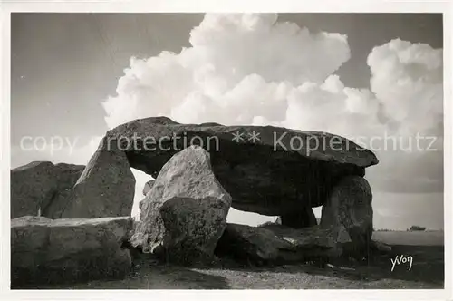 AK / Ansichtskarte Carnac_Morbihan Le Dolmen de Ker Gavat Megalith Carnac Morbihan