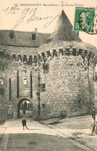 AK / Ansichtskarte Hennebont La Porte Prison Hennebont