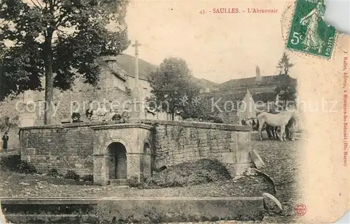 AK / Ansichtskarte Saulles Abreuvoir Saulles