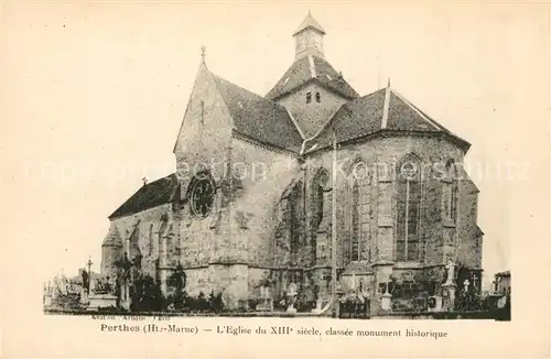 AK / Ansichtskarte Perthes_Haute Marne Eglise du XIIIe siecle Monument historique Perthes Haute Marne