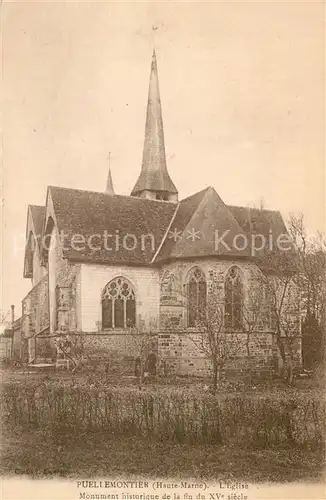 AK / Ansichtskarte Puellemontier Eglise Monument historique Puellemontier