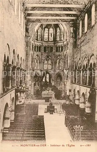 AK / Ansichtskarte Montier en Der Interieur de l Eglise Montier en Der