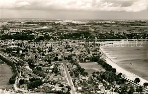 AK / Ansichtskarte Eckernfoerde Fliegeraufnahme Eckernfoerde