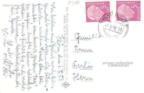 AK / Ansichtskarte Ploen_See Fliegeraufnahme Ploen_See