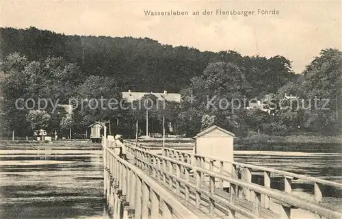 AK / Ansichtskarte Wassersleben Flensburger Foehrde Panorama Wassersleben