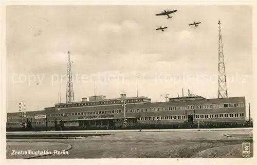 AK / Ansichtskarte Berlin Zentralflughafen Berlin