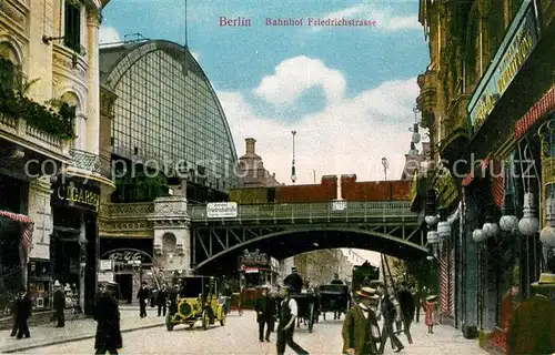 AK / Ansichtskarte Berlin Bahnhof Friedrichstrasse Berlin