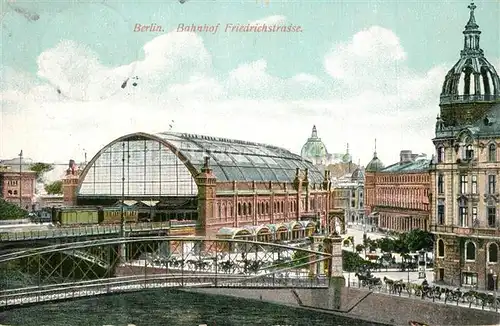 AK / Ansichtskarte Berlin Bahnhof Friedrichstrasse Berlin