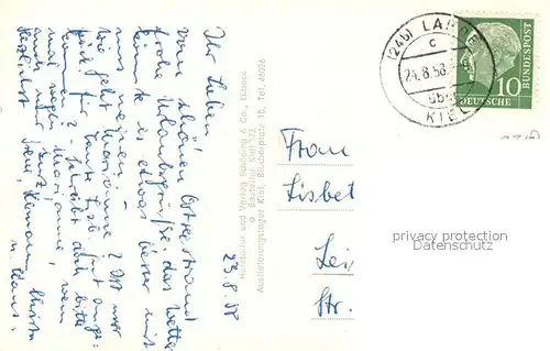 AK / Ansichtskarte Laboe Segelregatta Marineehrenmal Hafen Laboe