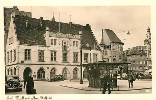 AK / Ansichtskarte Kiel Markt altes Rathaus Kiel