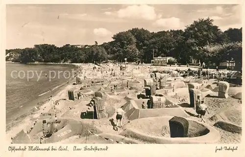 AK / Ansichtskarte Moeltenort Badestrand Moeltenort