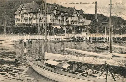 AK / Ansichtskarte Kiel Logierhaus Seebadeanstalt Kiel