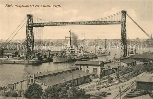 AK / Ansichtskarte Kiel Haupteinfahrt kaiserliche Werft Kiel