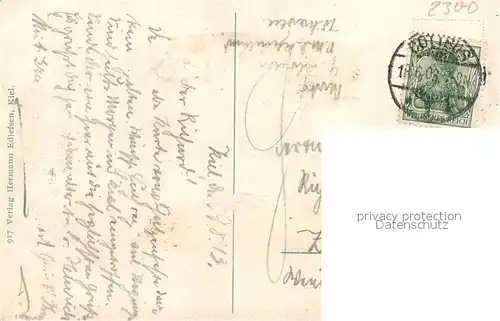 AK / Ansichtskarte Kiel Schwebefaehre kaiserliche Werft Kiel