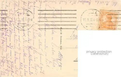 AK / Ansichtskarte Kiel Hohenzollernpark Kiel