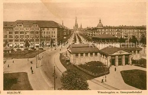 AK / Ansichtskarte Berlin Wittenbergplatz Untergrundbahnhof Berlin