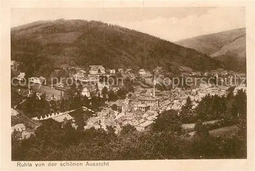 AK / Ansichtskarte Ruhla Panorama Ruhla