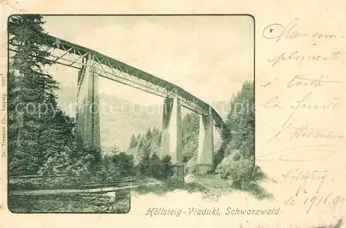 AK / Ansichtskarte Hoellsteig Viadukt Hoellsteig
