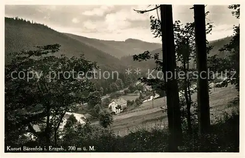 AK / Ansichtskarte Baerenfels_Erzgebirge Panorama Baerenfels Erzgebirge