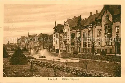 AK / Ansichtskarte Krefeld Bismarckplatz Krefeld