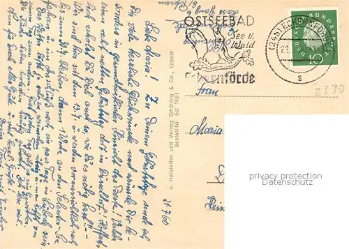 AK / Ansichtskarte Eckernfoerde Strand Hafen Leuchtturm Wappen Eckernfoerde