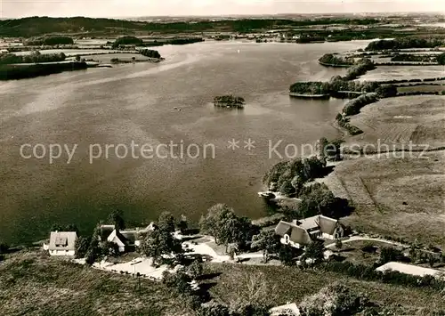 AK / Ansichtskarte Alt_Duvenstedt Fliegeraufnahme Hotel Toepferhaus Alt_Duvenstedt