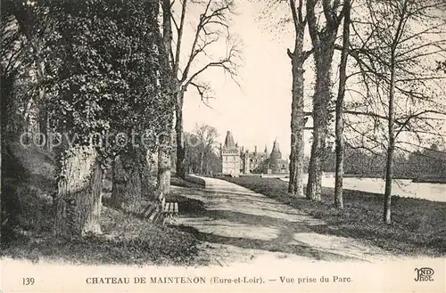 AK / Ansichtskarte Maintenon Chateau de Maintenon Vue prise du Parc Maintenon