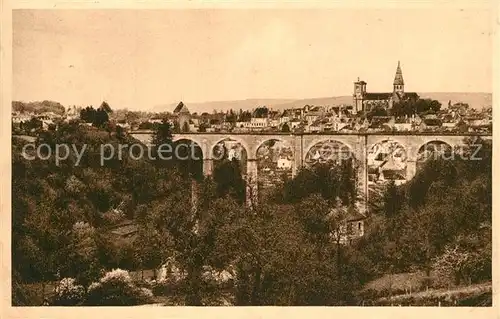 AK / Ansichtskarte Semur en Auxois La Ville et le Viaduc Semur en Auxois