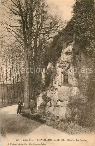 AK / Ansichtskarte Chatillon sur Seine Douix La Roche Chatillon sur Seine