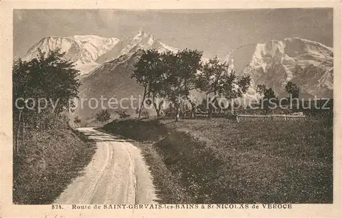 AK / Ansichtskarte Saint Gervais les Bains a Saint Nicolas de Veroce Saint Gervais les Bains